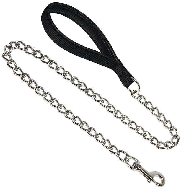 Kerbl Pet Miami Plus Cadena Correa, 100 cm, Negro