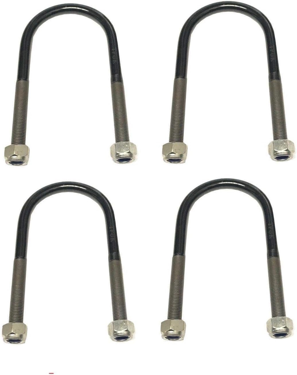 Tpuk 4 X Leaf Spring U Bolt For Transit Mk7 Mk8 3 4 5 Leaf Spring 75Mm Set With Lock Nuts 1388244