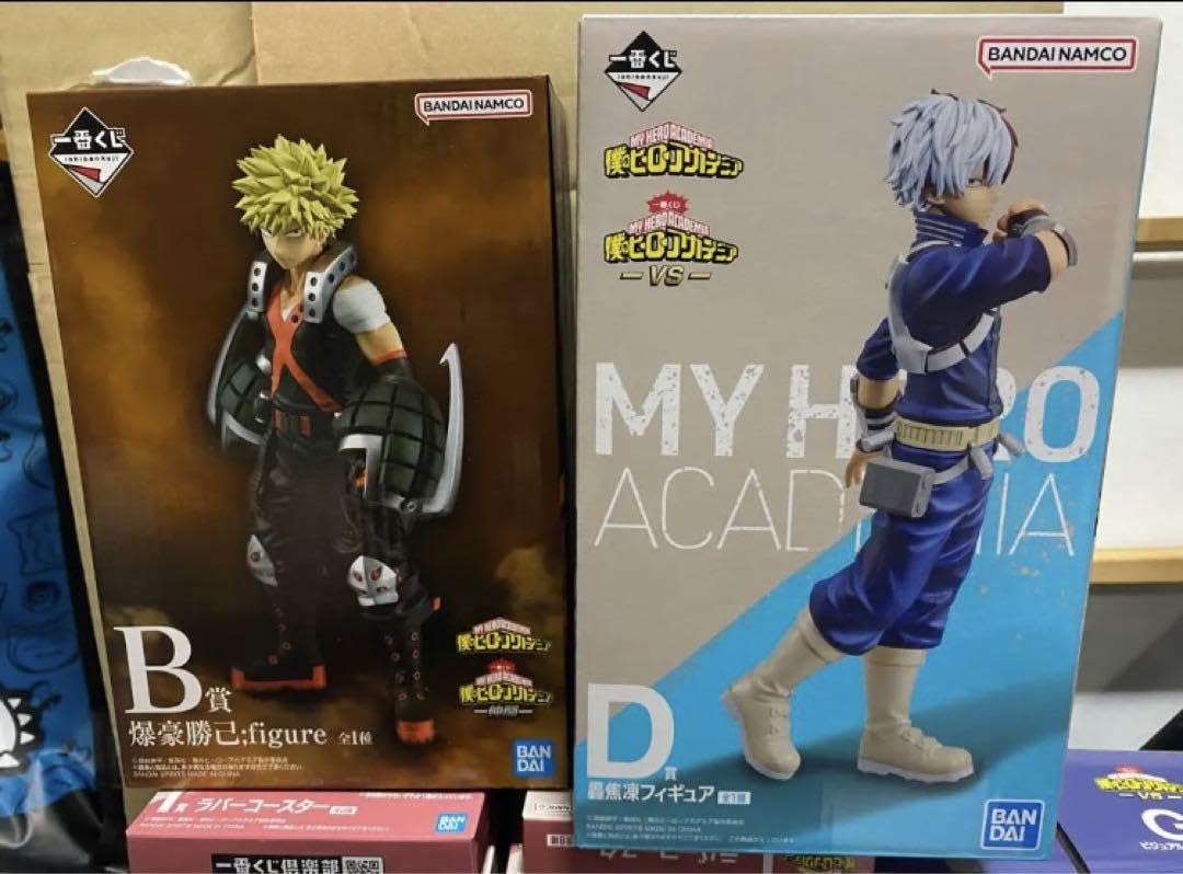 Amazon.co.jp: ヒロアカ 爆豪勝己 轟焦凍 アクスタ 3種 フィギュア 