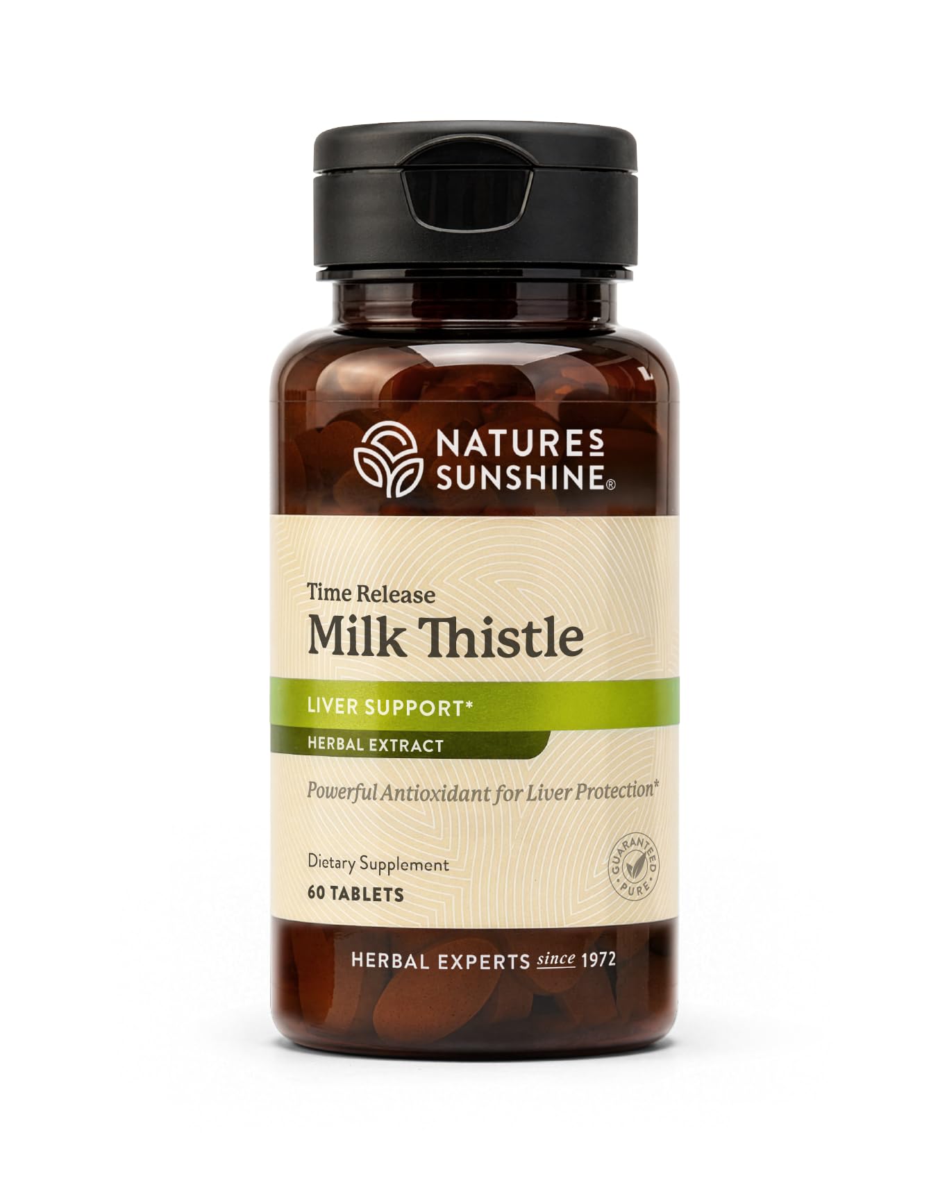 Nature's Sunshine Milk Thistle - Time Release Capsules - 60 Count