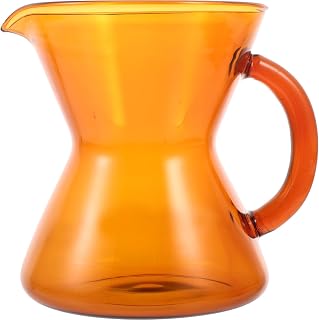Creative Glass Coffee Storage Pot with Ergonomic Handle Stylish Reusable Beverage Jug for Coffee Juice Milk and Tea Easy-pour Mini Kettle for Home Use