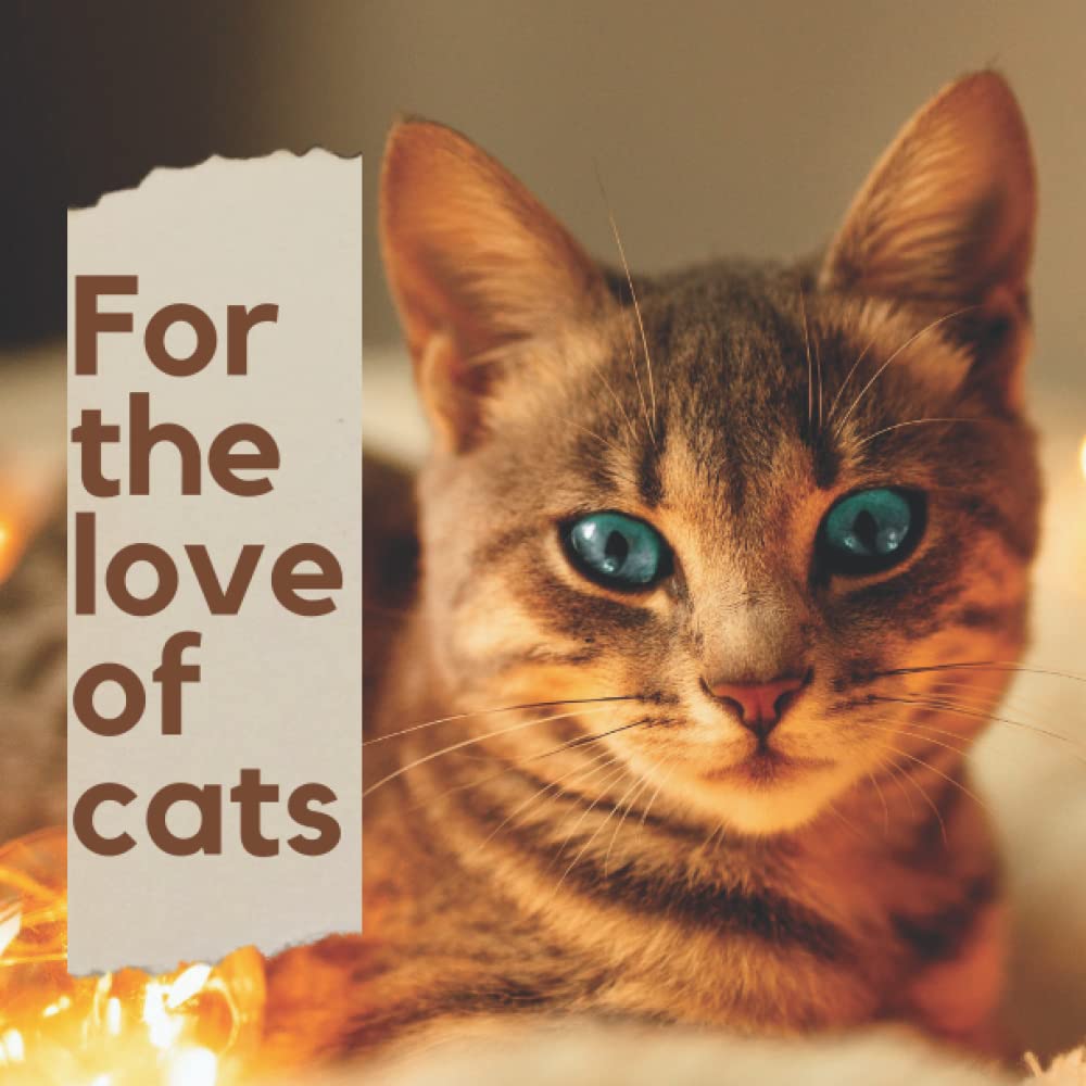 For the Love of Cats - A Picture about Cats for Adults - Glossy with beautiful Cat Pictures for Adults: Perfect as a cat picture coffee table book and ... women book (Animal Picture Books for Adults)