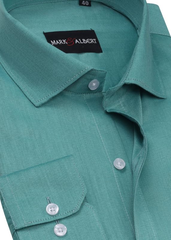Image of MARK & ALBERT Men's Cotton Formal Shirt