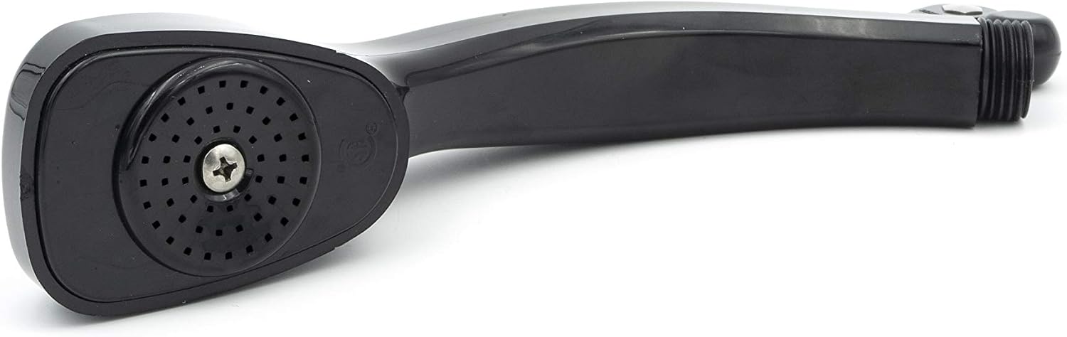 Thetford 94198 Modern Black Round Shower Head, Universal Fit, 3 Settings