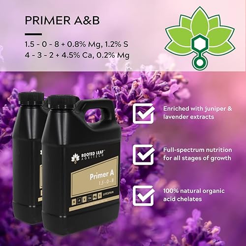 Miniatura 2 de Primer B - Fertilizante para plantas de nitrógeno fósforo y potasio a base de carbono, 100% nutrientes biodisponibles que contienen ácidos orgánicos