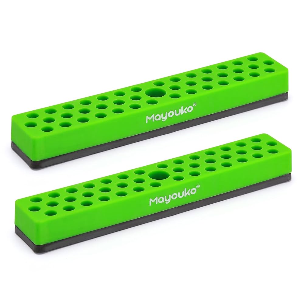 Amazon | Mayouko 1/4インチ 磁気六角ビットホルダーラック