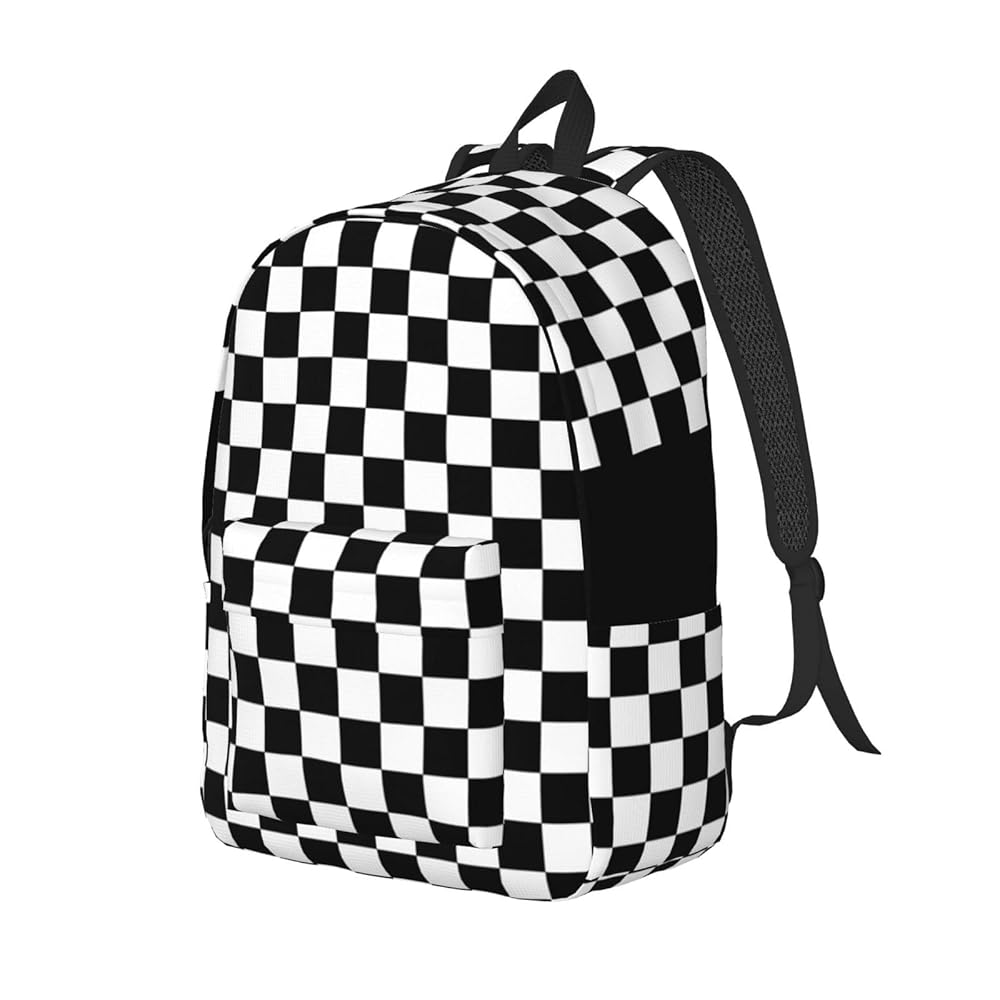 Amazon.com: FYCFSLMY Black and White Checkered Pattern