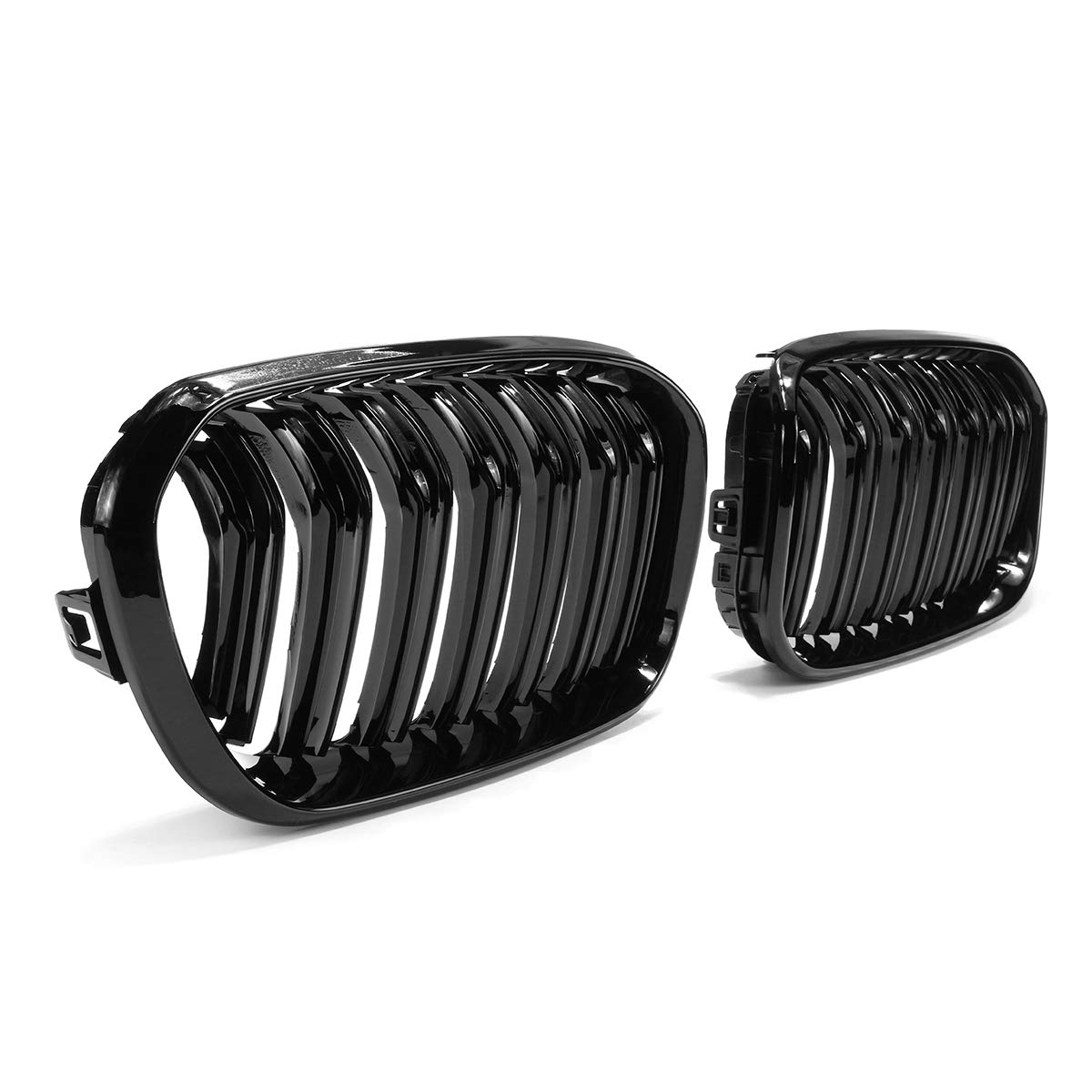 Viviance Gril Grill Reinney Negro Delantero Brillante para BMW Facelift F20 F21 Hayon 15-17 LCI 118i 120i 125i M135i