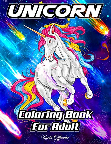Download Unicorn Coloring Book For Adult Stress Relieving Designs Magical Animals Cute Princesses And Fantasy Scenes For