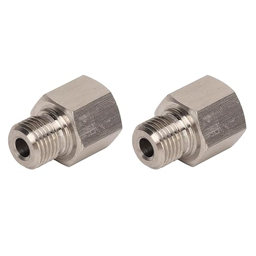 Miniatura 6 de Adaptador de remitente de manómetro, alta resistencia de 18 pulgadas NPT hembra a M10 X 1.0 macho, duradero, a prueba de fugas, medidor de presión
