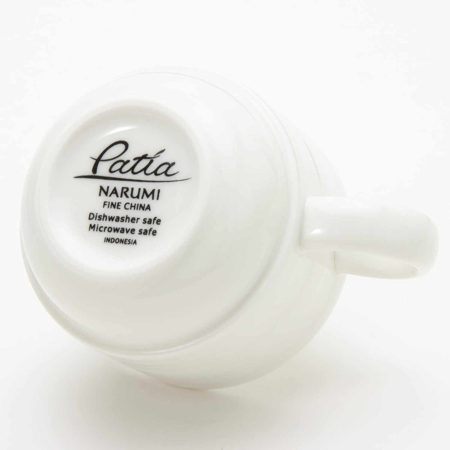 Narumi 40610-2883 Patia Cup Saucer, White, 4.1 fl oz (115 cc), Stacking, Espresso, Microwave and Dishwasher Safe