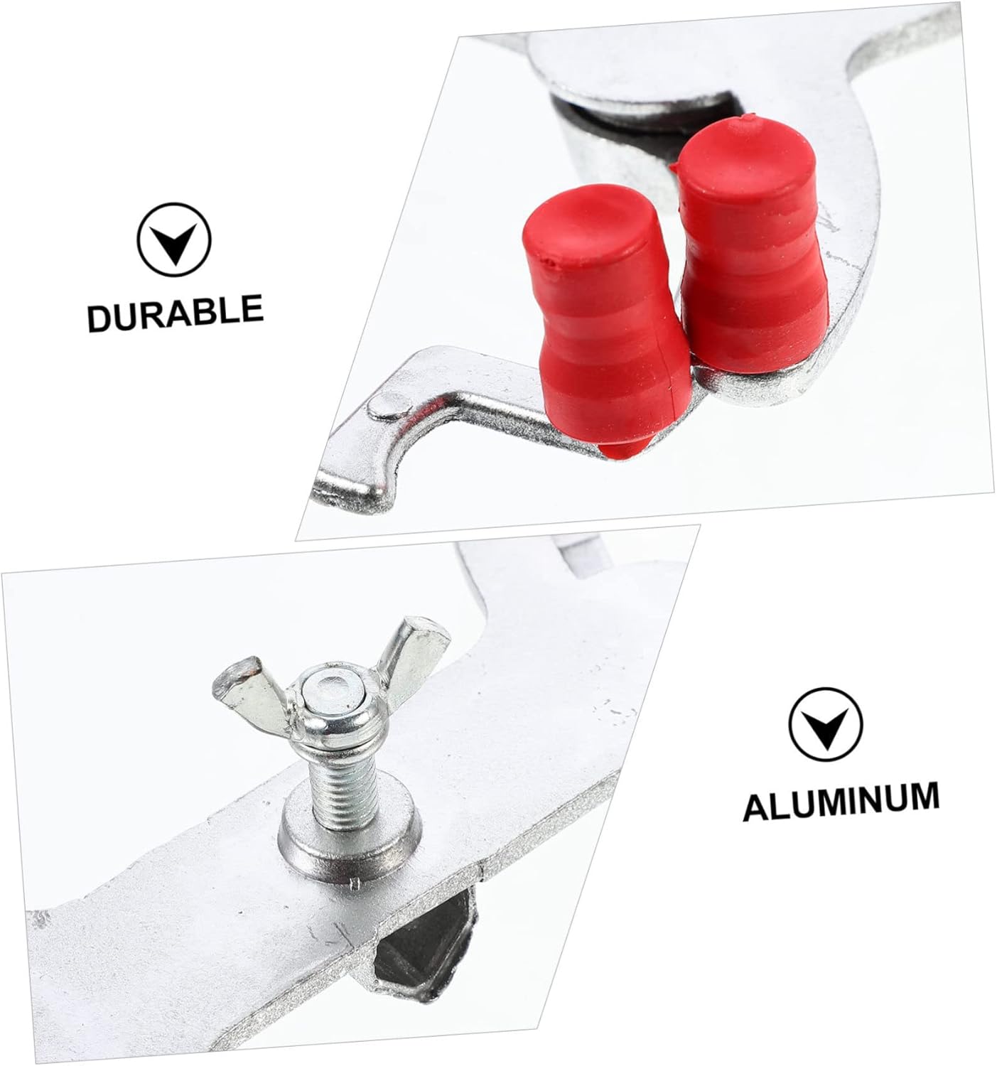 5pcs Aluminum Double Buret Clamp for Laboratory Titration Table Clip for Secure Grip School Experiment Classroom Essential Protects Burets from Scratching