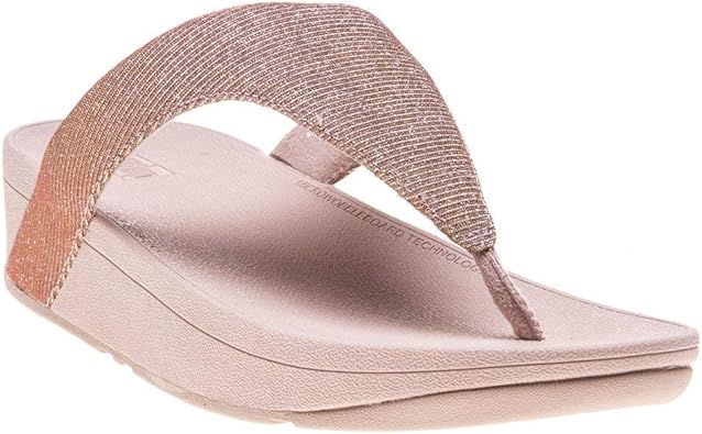 靴 fitflop LOTTIE CORSAGE TOE-THONGS Fitflop | Lottie Glitzy Toe Thong Sandals | Rose Gold