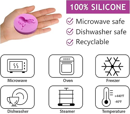 Miniatura 3 de Moldes de silicona para dulces de pescado con temática marina, pulpo coral, sepia, chocolate, para decoración de pasteles, decoración de cupcakes,