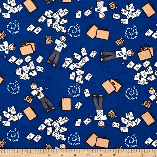 Alpine Fabrics Alpine Flannel Amy Dots Blue Fabric By The Yard