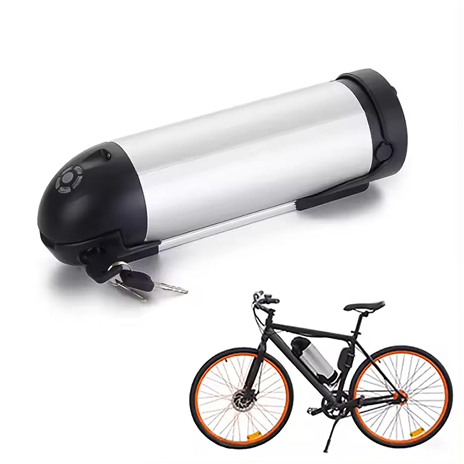 Batterie pour vélo électrique Bouteille d'eau Batterie pour vélo électrique 36 V 10,4 Ah/12 Ah/14 Ah, 48 V 10,5 Ah Batterie pour vélo avec Chargeur 250 W-1000 W (36V 10.4AH)