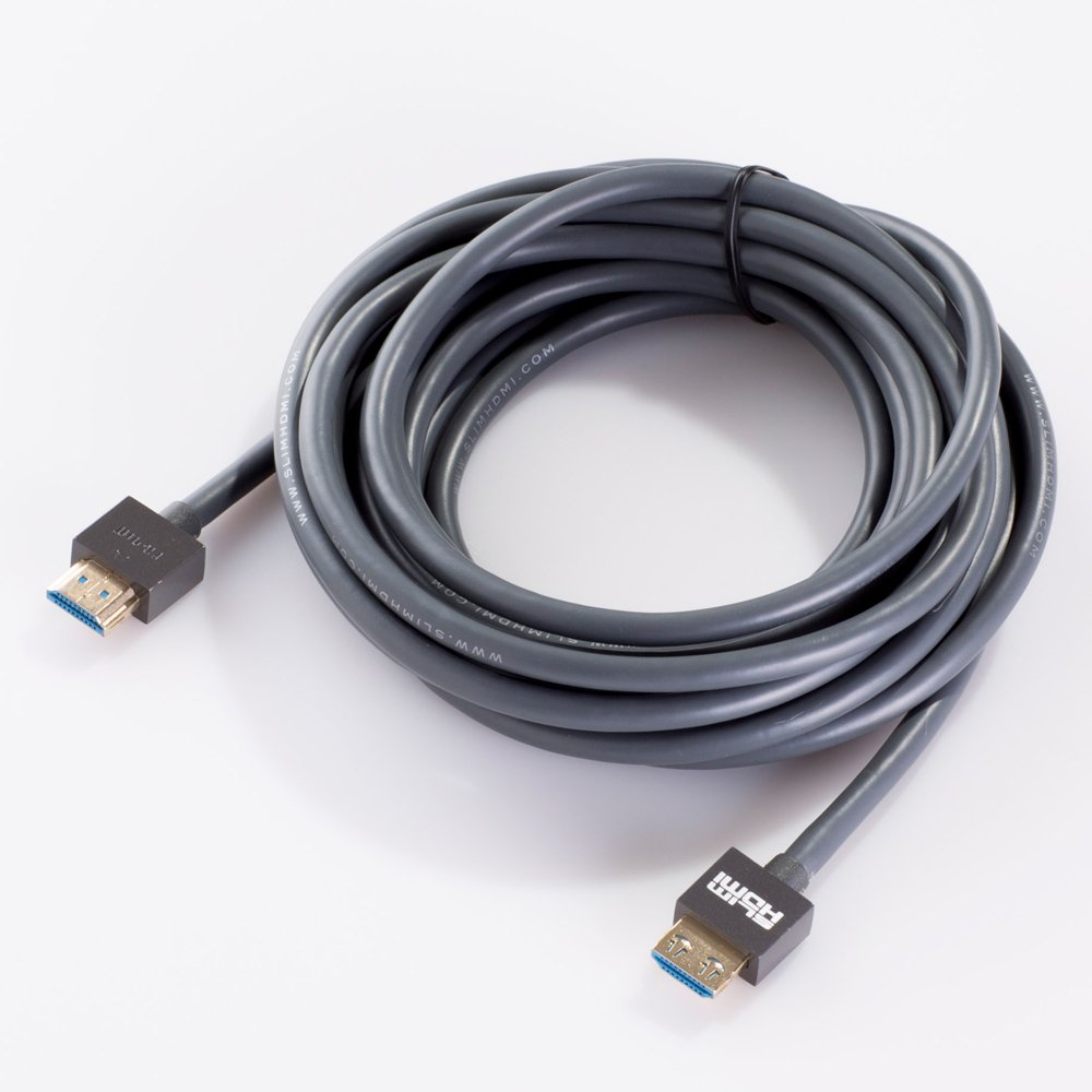 0.5m (50cm) Male Mini (Type C) to Male (Type A) Cable, The World's Slimmest HDMI Lead? (Gold Plated, 1080p, 3D, High Speed, ARC) — view 45