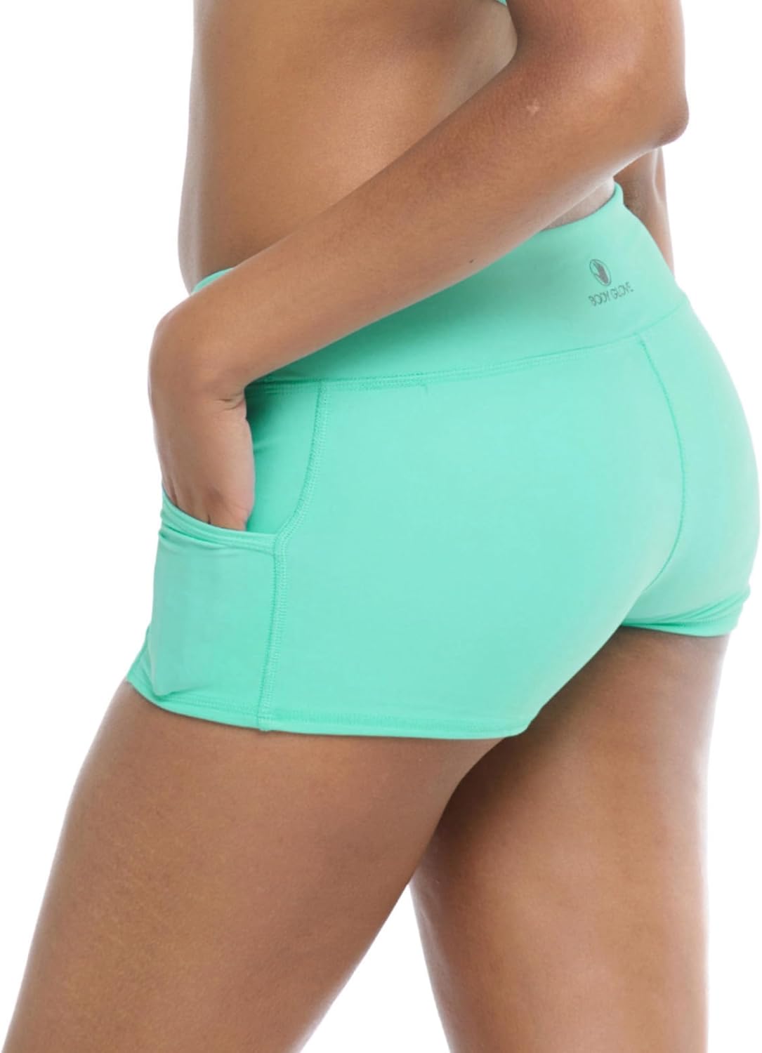 Body Glove Women's Standard Rider Elastic Waist Hybrid Swim Short - Image 4