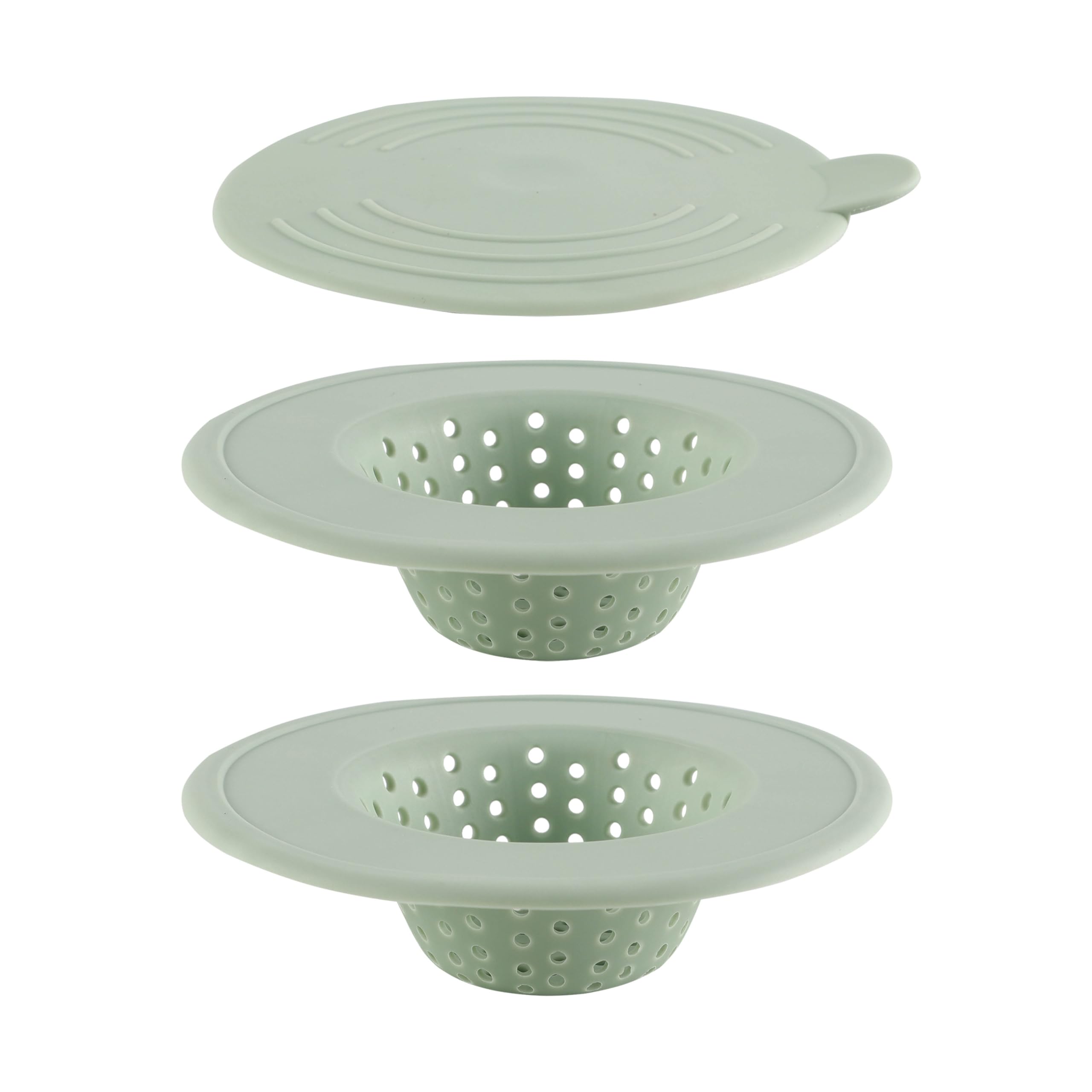Passoire silicone flexible gain de place lot de 3 passoires de cuisine