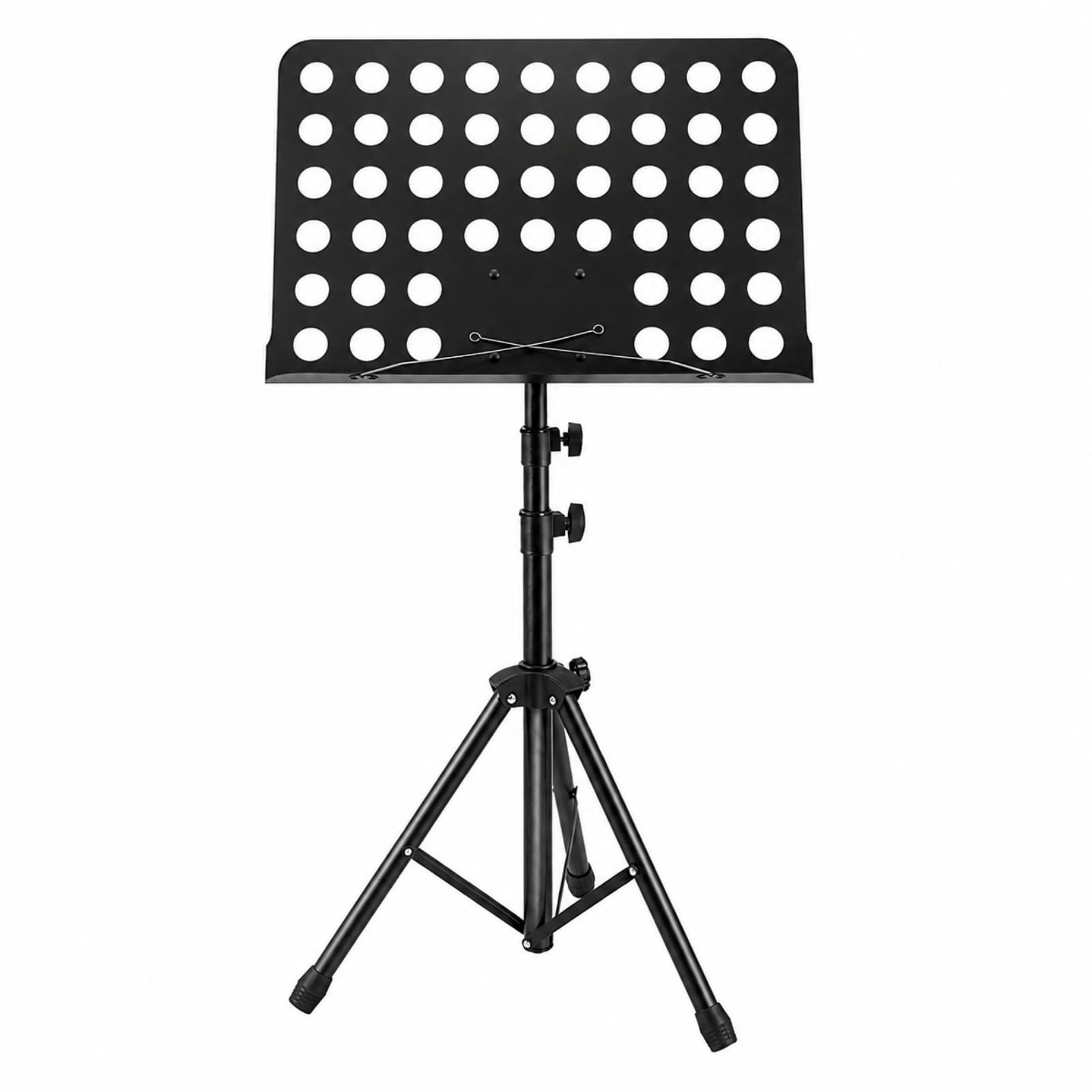 Escritorio Pliable Trépied Stable Escritorio Musique Pliable Antidérapant Support Partition Réglable En Hauteur pr Répétitions, Noir