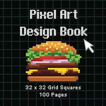 Amazon.com: Pixel Art Design Book: 32 x 32 Grid Squares for