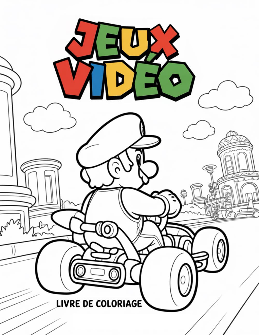 Livre De Coloriage Jeux Vidéo: Le cadeau parfait pour les fans de jeux vidéo et de culture geek !
