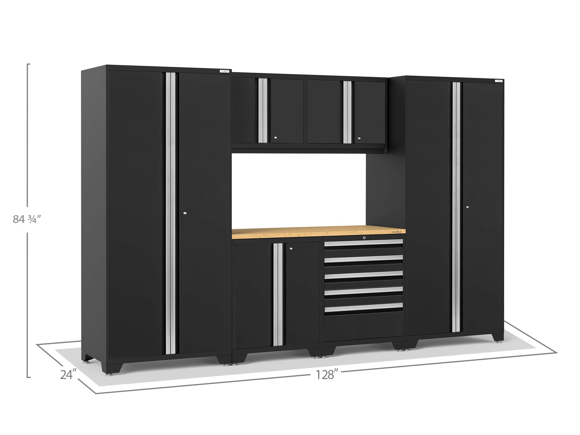 Amazon.com: NewAge Products 52052 Pro 3.0 Series Bamboo Storage