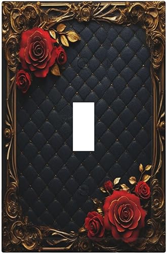 Miniatura 12 de Cubiertas Decorativas para Tomacorrientes Boho Floral Beige Flor y Hoja Botánico 1 Gang Interruptor de Luz Dúplex Placa Cubierta Placas de Boho