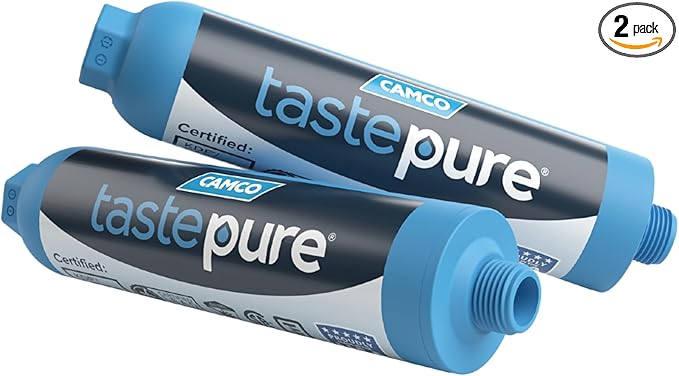 12 Best RV Water Filters Review 2025 1 Camco Tastepure RV Water Filter 2-Pack