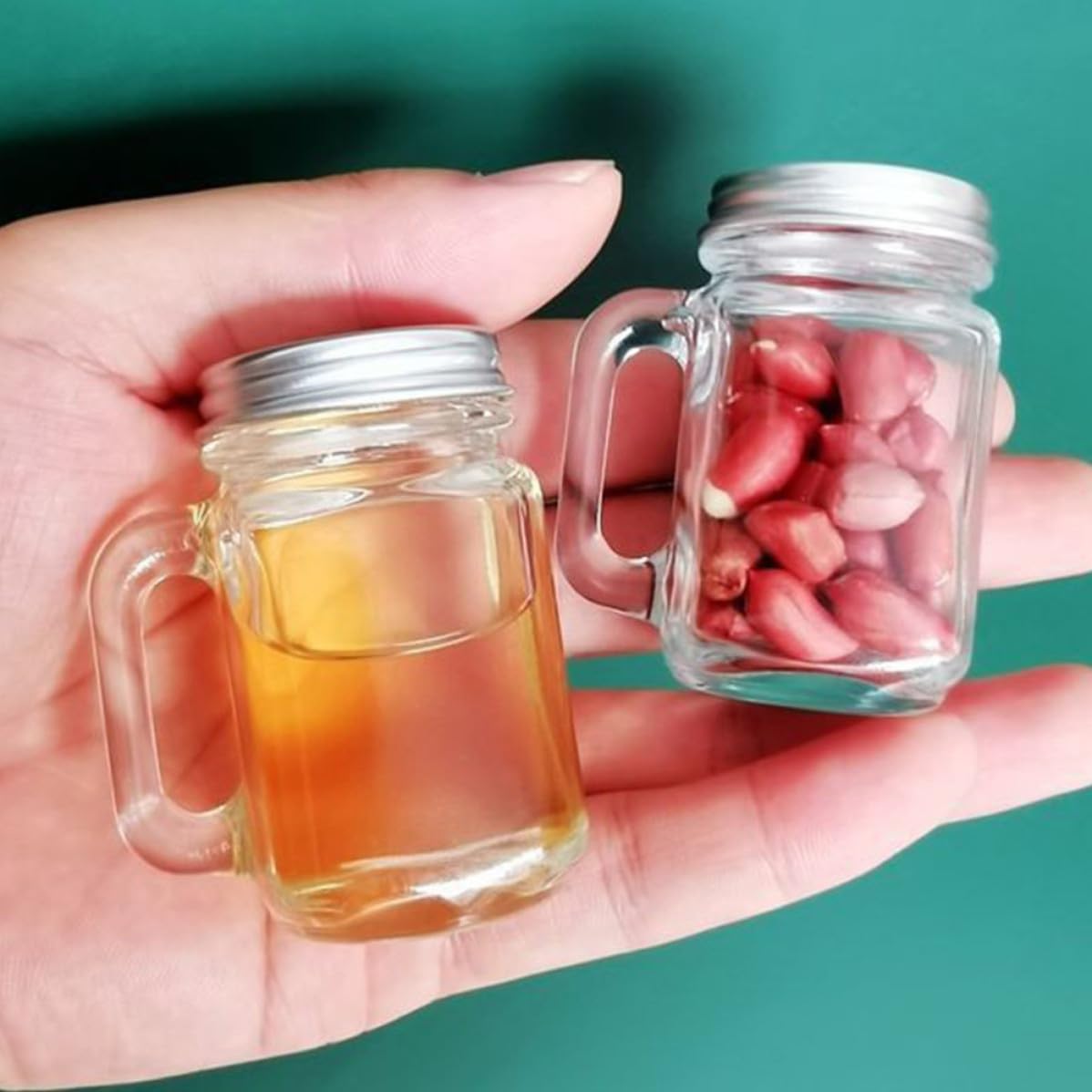 16 Stück Nachfüllbare Parfümflasche 60ml aus Glas und Aluminium
