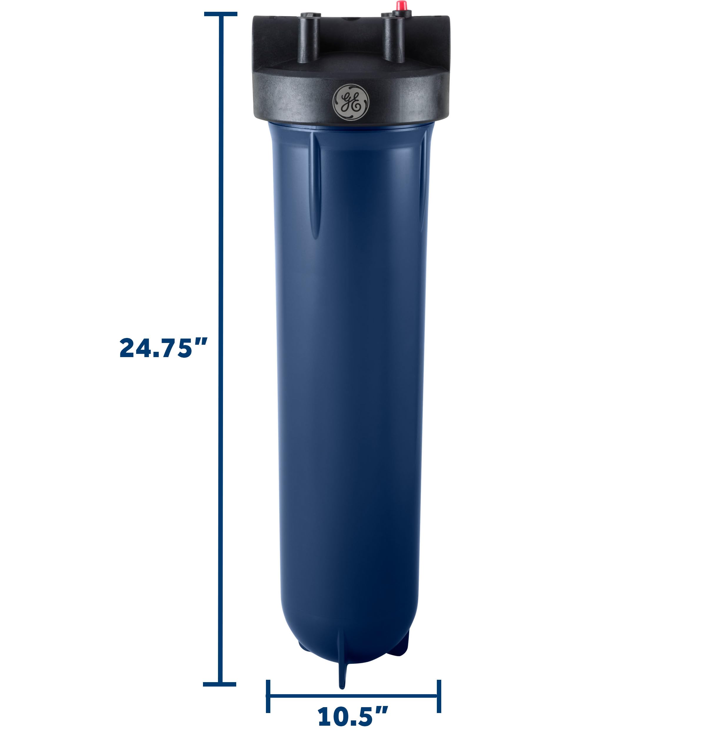 GE Système de filtration d'eau robuste pour toute la maison | Réduit les sédiments, la rouille et plus | Kit d'installation et accessoires inclus | Filtre non inclus | Remplacez le filtre (FXWPT) tous