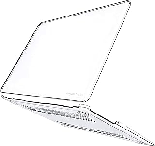 Amazon Basics 13.6 inch Hard Case Laptop Cover for MacBook Air M2 | Waterproof | Compatible with 2022 MacBook Air M2 A2681