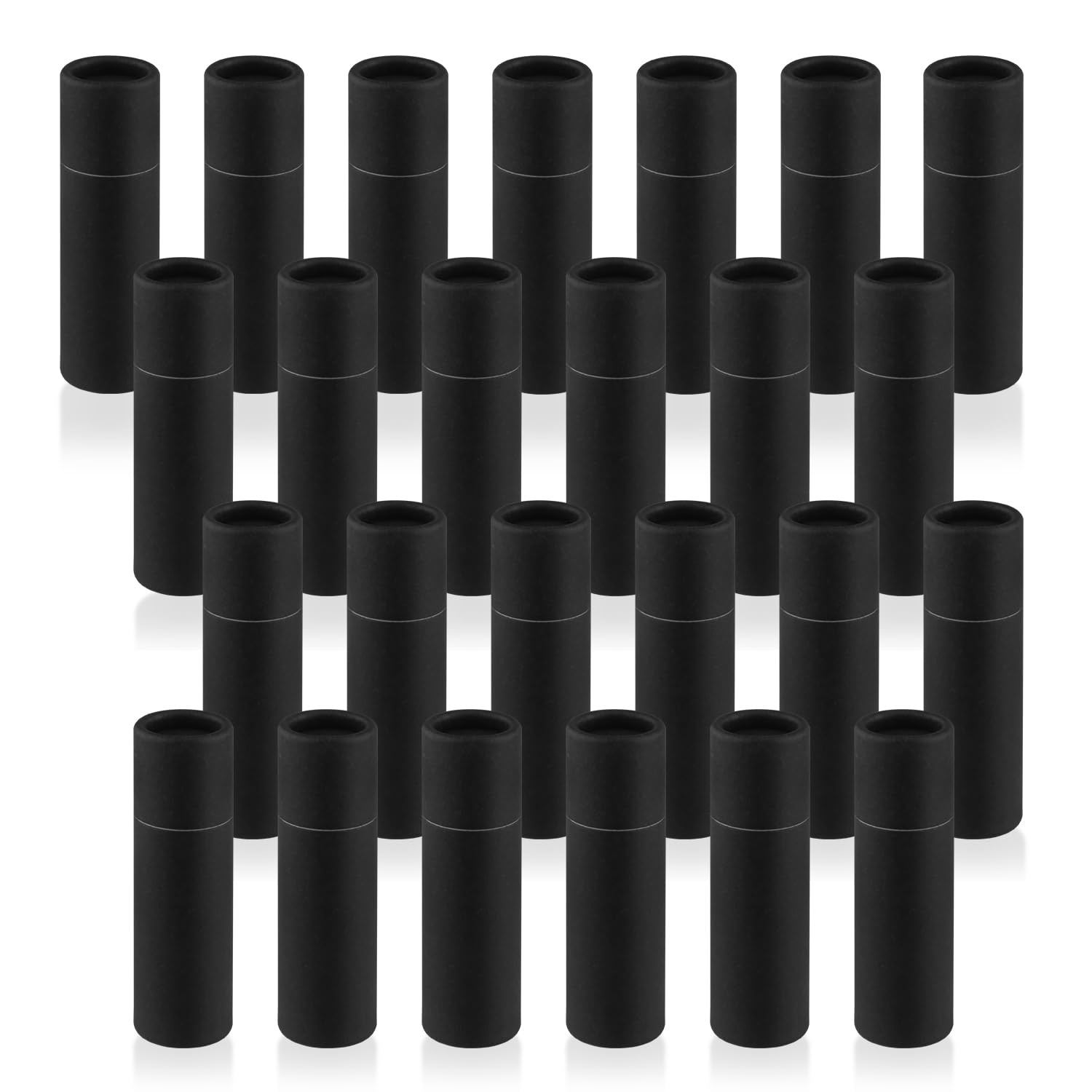 25 Pcs 7g 0 24oz Paperboard Lip Balm Tubes Refillable Cardboard Chapstick Container Push Up Kraft Paper Lipstick