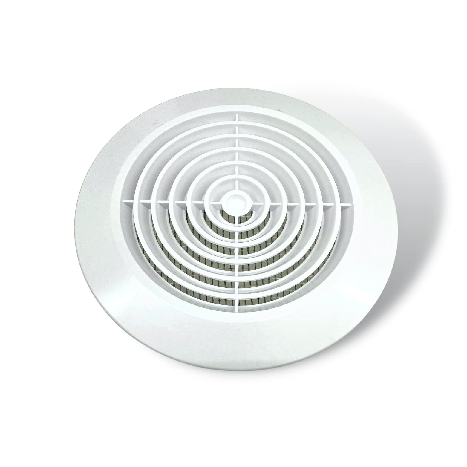 Swiftair White Ventilation Grille Round Chrome Or 4" 100Mm Duct Extractor Fan Bathroom (White)