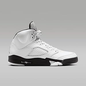 Air Jordan 5 Retro White and Black Men's Shoes (DD0587-110