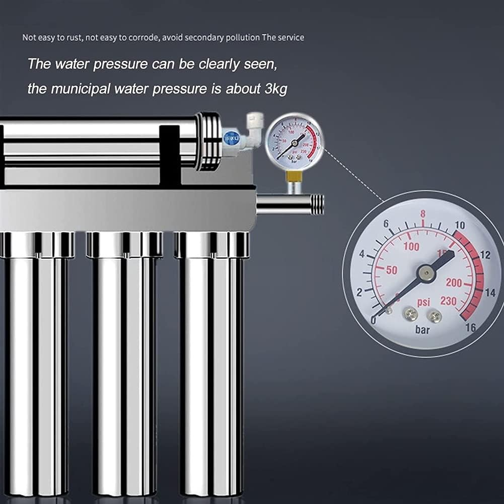 Water Filter Taps Household Direct Drinking Kitchen Pre-Table Filter Tap Five-Stage Ultrafiltration Water Purifier for City/Well Water -Replaceable Filter Element
