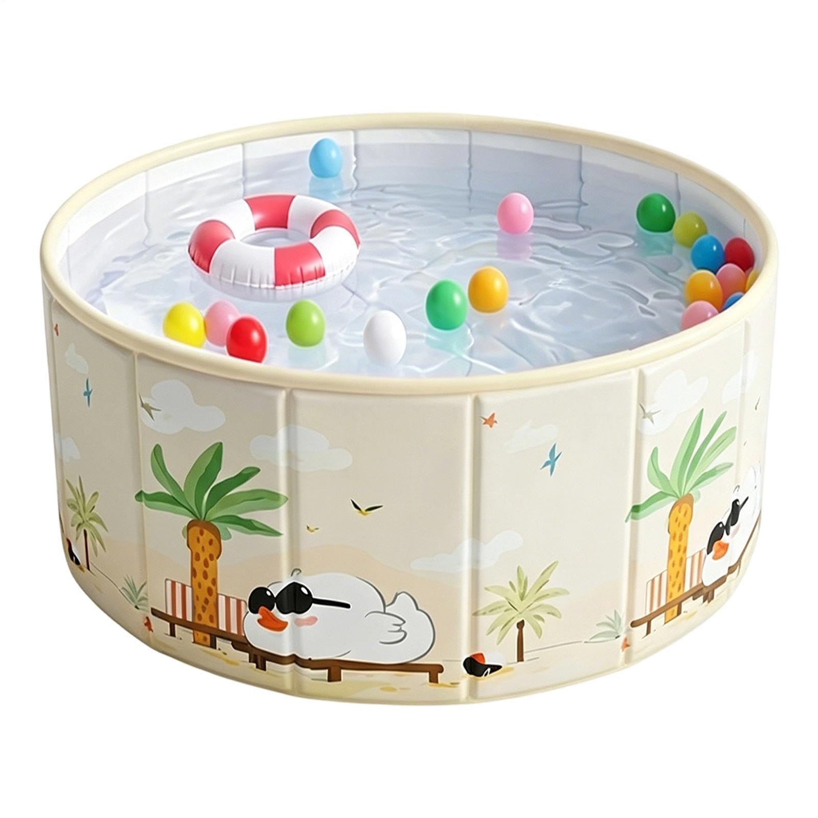 Piscina Plegable para niños y Perros, 90 cm/120 cm/150 cm Piscina para Perros Piscinas para niños Grandes y portátiles Plegables Bañera para Mascotas Piscinas para Exteriores