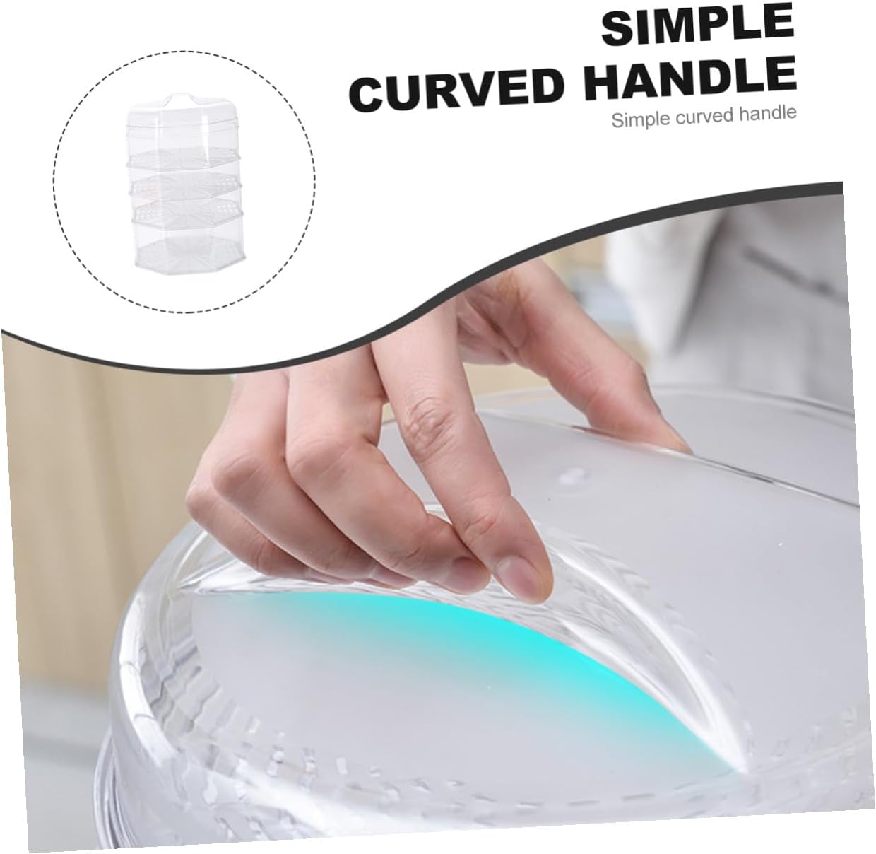 5pcs Thick Multi-layer Food Covers Set Large Thermal Insulation Dish Lids for Home Kitchen Dustproof and Mosquito-proof Food Storage Covers