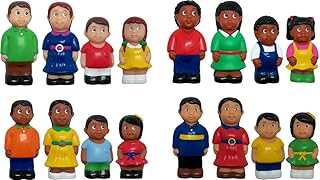Get Ready Kids Multicultural Famly Figures Set of 16, 5