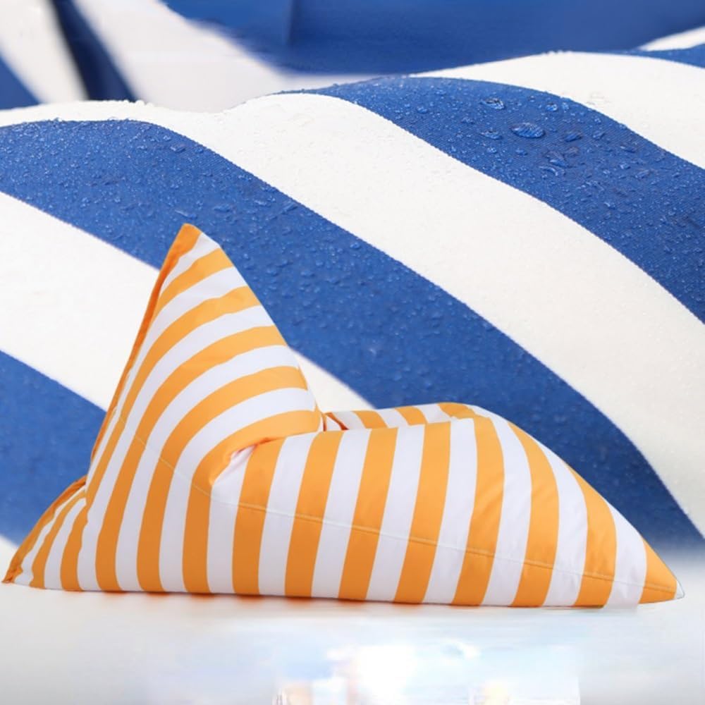 Pouf galleggiante per piscina e esterni, impermeabile, design senza cornice, ideale per giardino, spiaggia e campeggio