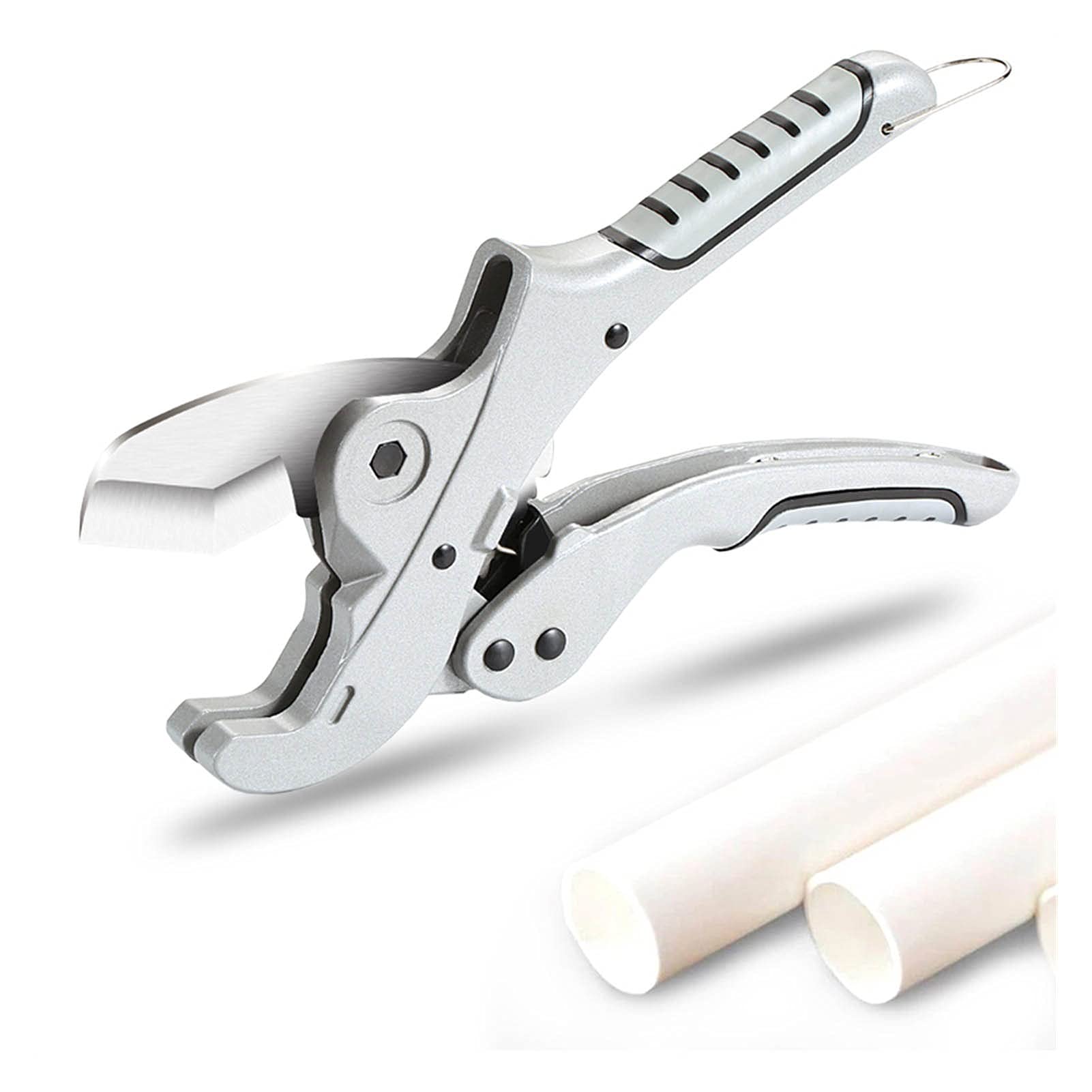 Obcinak do rur, Ciało ze stopu aluminium. PVC. Frez do rur, nożyczki grzechotki PVC/PU/PP/PE Szczypce rurowe Cutter Wąż Tnące rękę MAJSTERKOWANIE Narzędzie(0-36MM Ordinary)