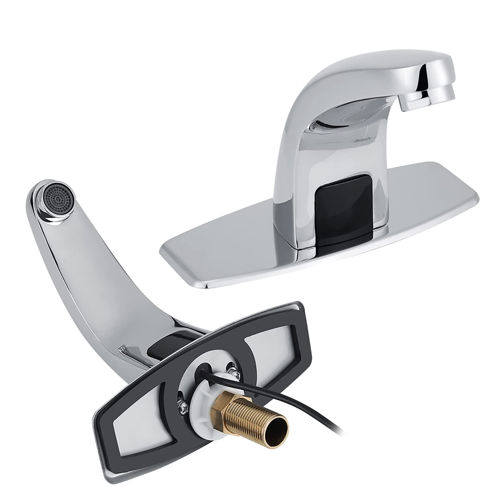 Rubinetto Automatico della con Sensore a Infrarossi - Lavello Dell'acqua Fredda con Scatola di Controllo, Touchless del Bagno a Mani