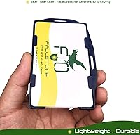 Vista 6 de Fallen One Paquete de 2 tarjetas de identificación de plástico rígido de alta calidad, color azul marino, de 2 caras, horizontal o vertical, para 2