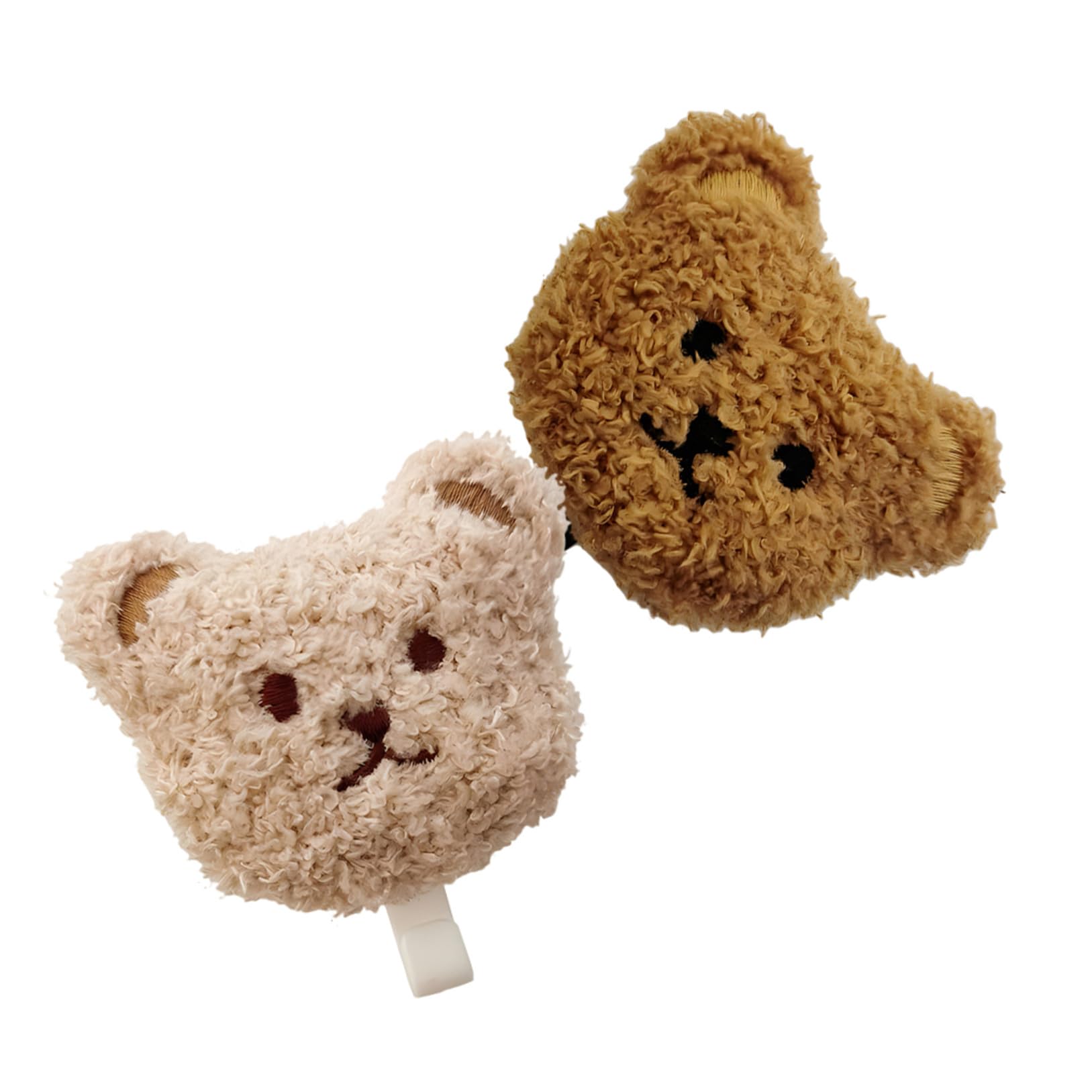 Toyvian Ganci da Parete Adesivi 2 Pezzi Orso Peluche Appendichiavi e Cappelli senza Fori Superficie Liscia per Viaggio e Bagno