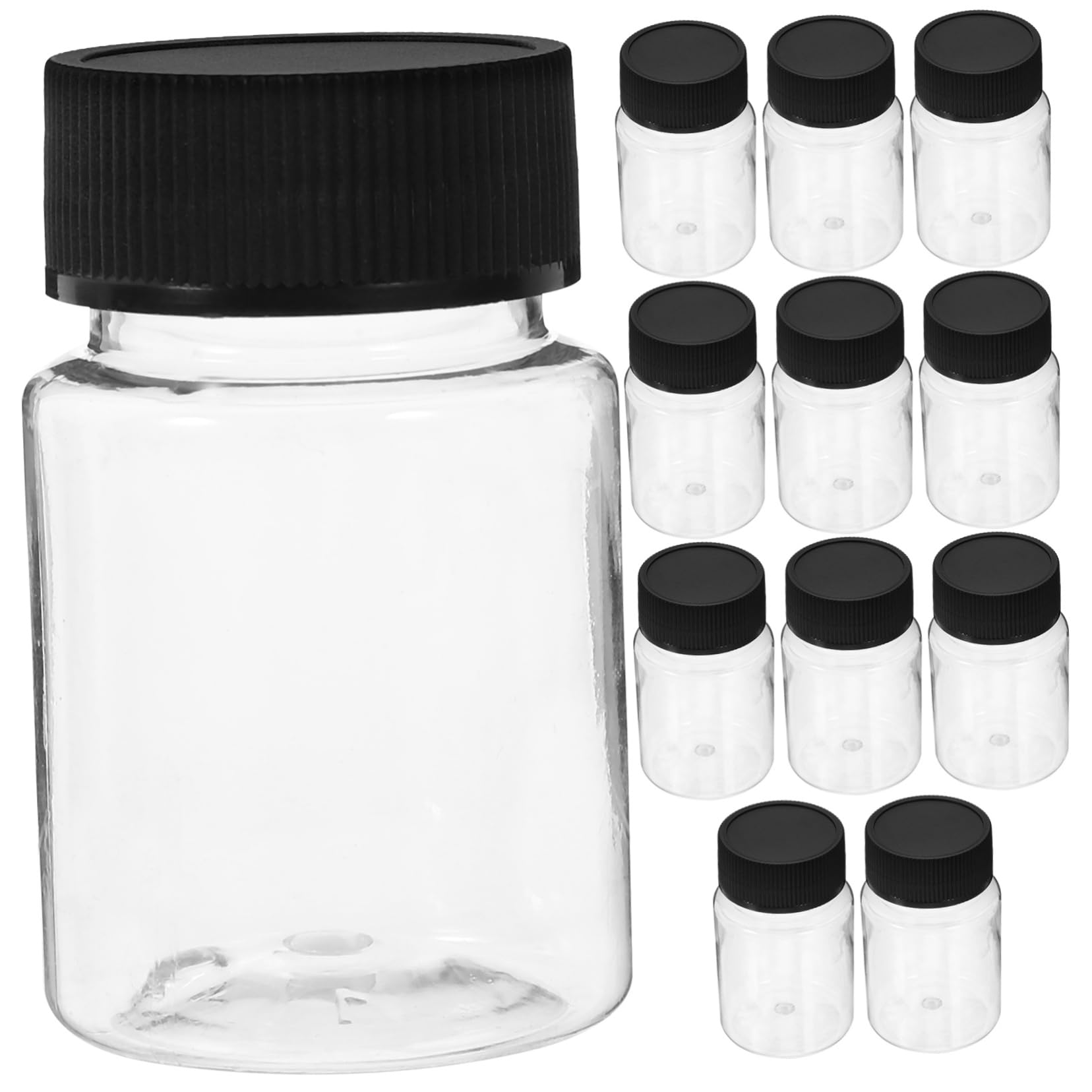 60stücke Transparente Sampling-flaschen Mit Breiter Öffnung Und Schraubverschluss Für Probenentnahme Und Sichtbarkeit Von Inhalten