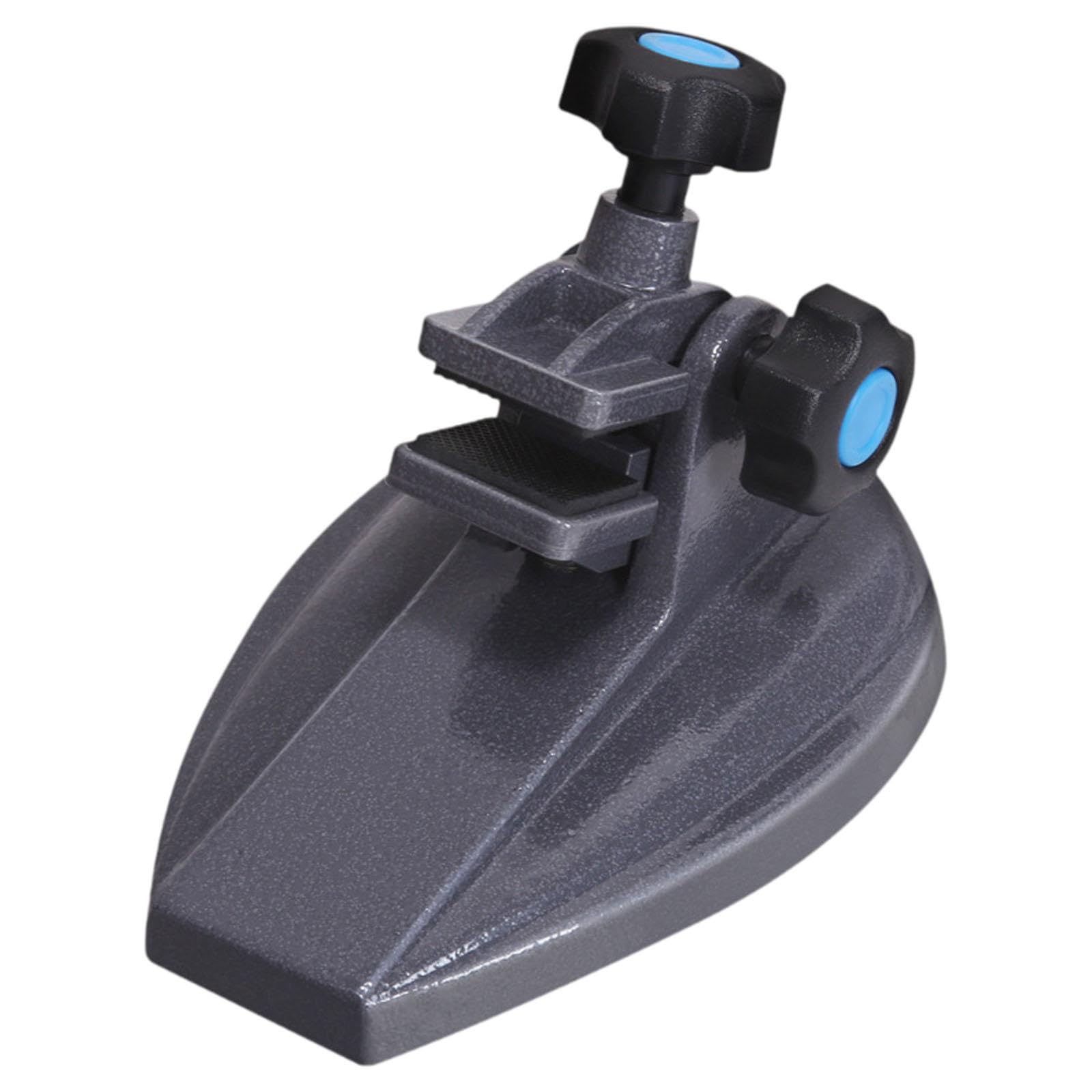 Supporto Regolabile in Ghisa Antiscivolo Base Stabile Compatibile con Strumenti di Misurazione Adatto per Officina Meccanica Riparazione Pr, Lunghezza 16.2 Cm