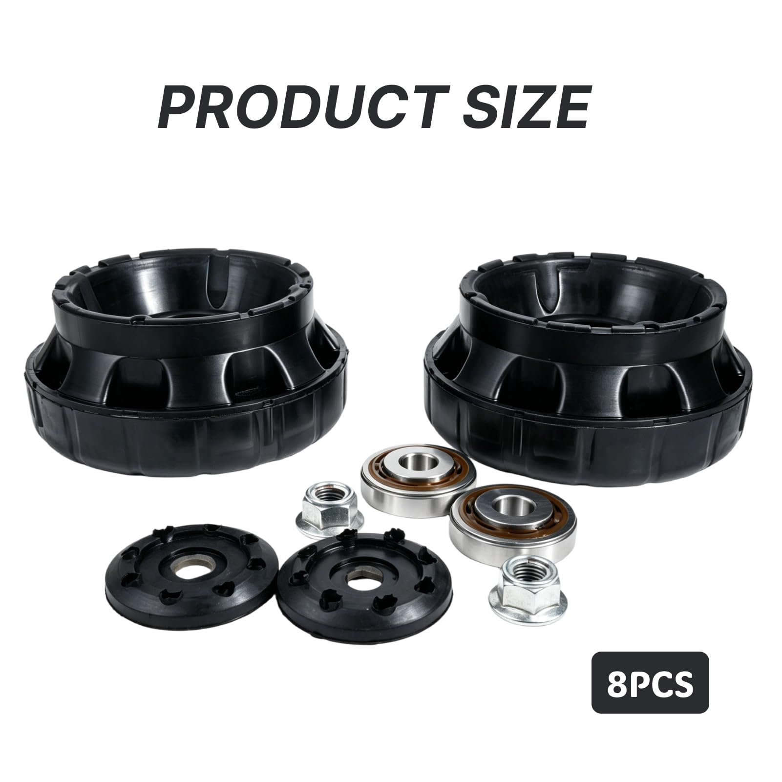 8pcs Coupelles d'Amortisseur pour Trafic MK2 MK3 NV300 Primastar X83 X82 Talento 296, Coupelle Amortisseur avec roulement à billes pour Vivaro A B
