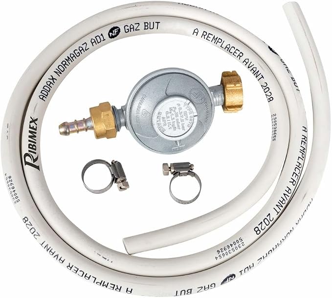 Ribitech dg170tc75/b - Kit de Tubo Flexible de Butano con 1 Titular, 1…