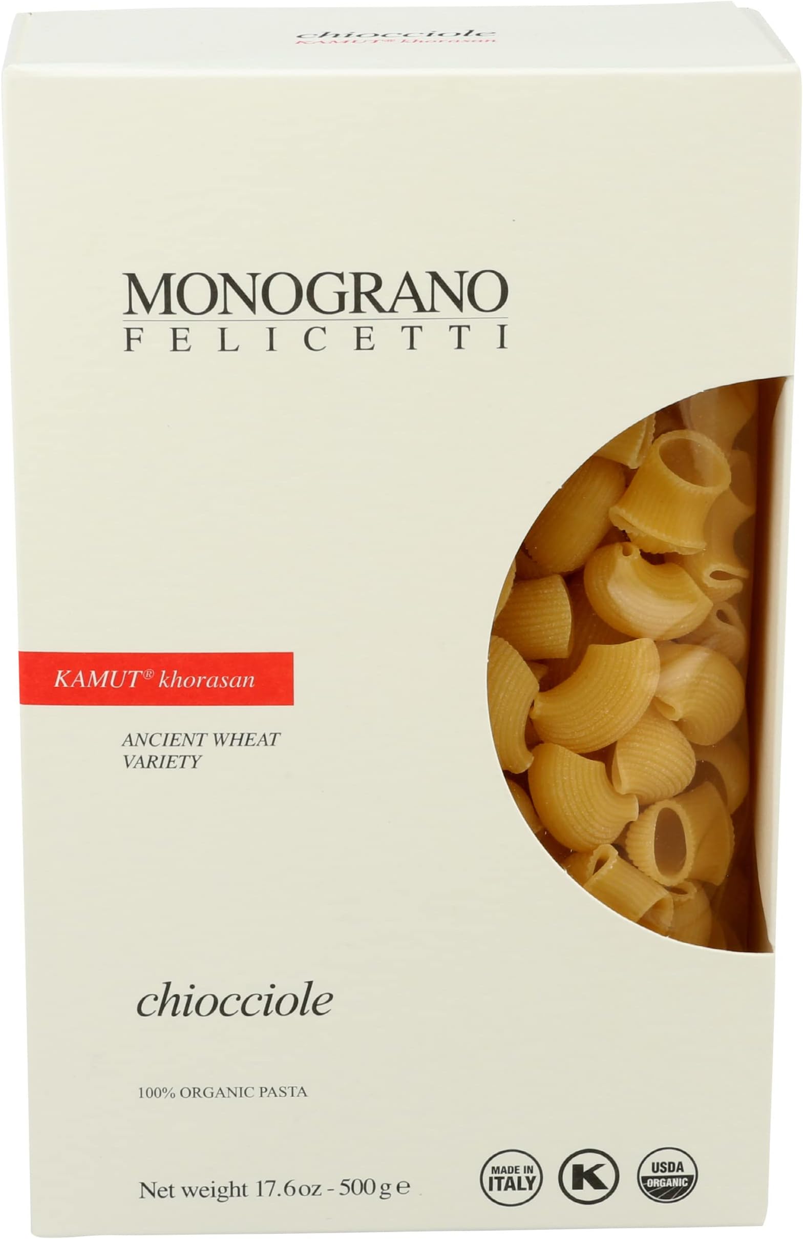 Pasta Chiocciole Kamut, 17.64 Ounce