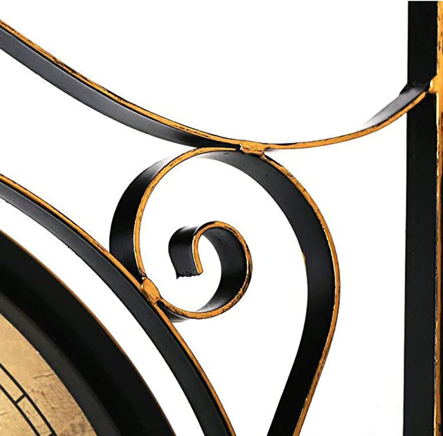 Vintage Outdoor Double Sided Wall Clock Classic Paddington Station Clock Weatherproof Casing Metal Bracket for Outdoor Garden Home (A)